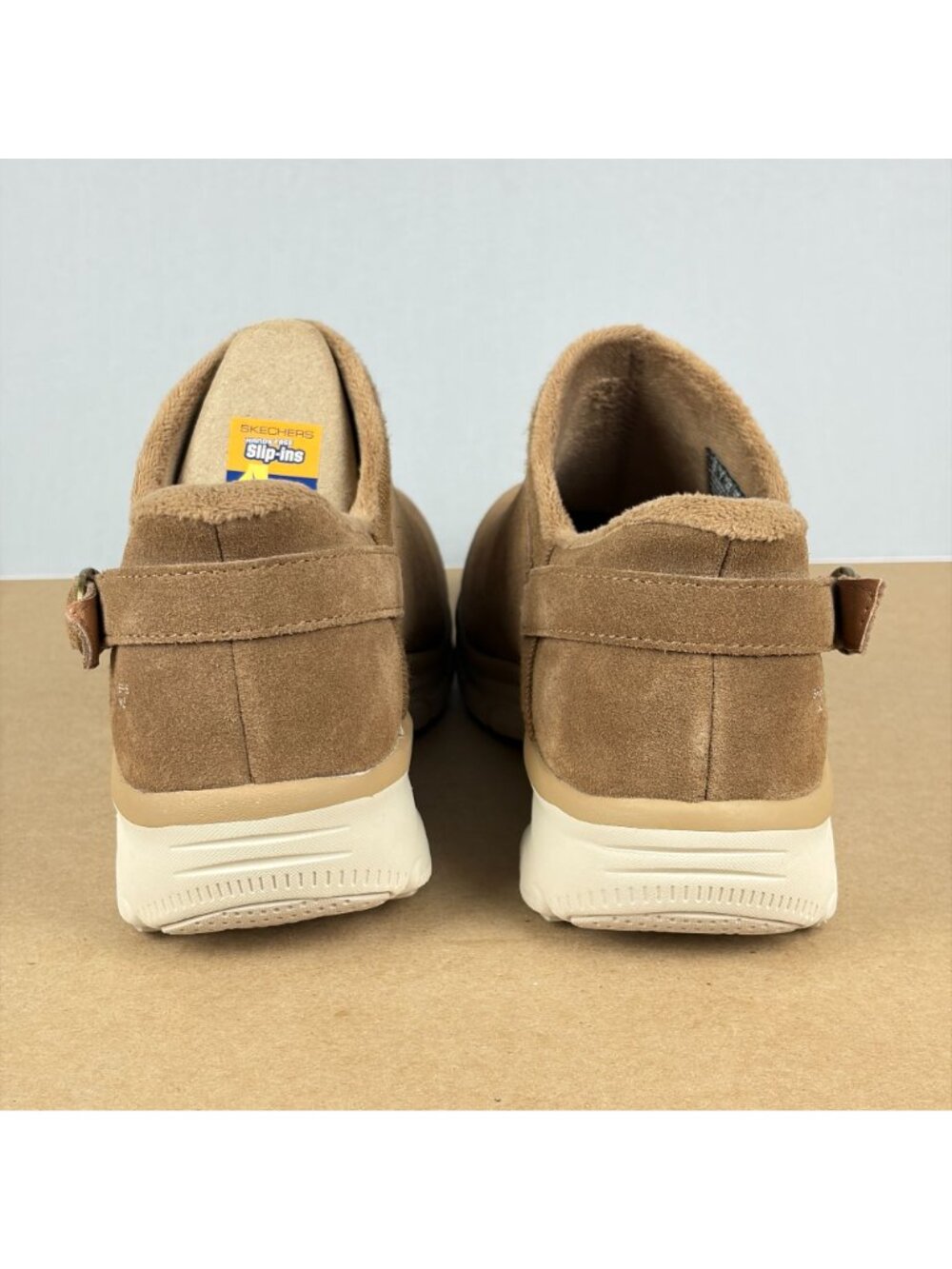 Skechers Slip-Ins Easy Going Modern Time Suede Shoes Womens 10 Tan Slip On - Picture 4 of 10